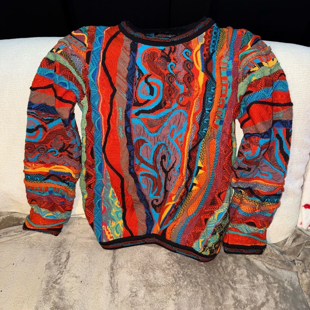 COOGI Multicolor Abstract Kids Sweater